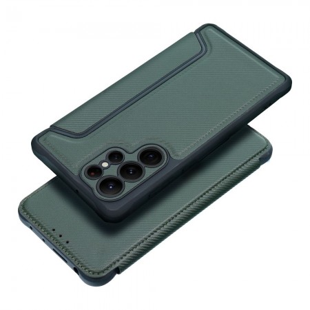 Samsung A56 5G Razor Book Dark Green Кейс