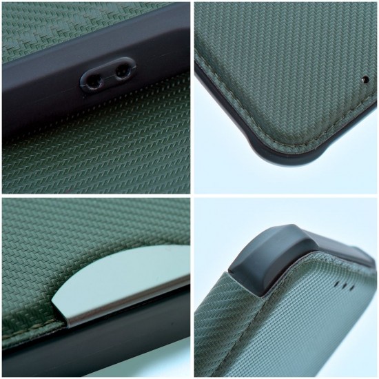 Samsung A56 5G Razor Book Dark Green Кейс