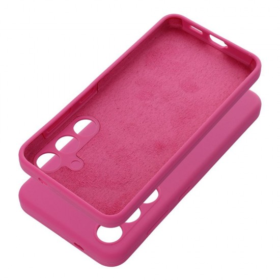 Samsung S25 Edge Silicone 2mm Pink Кейс
