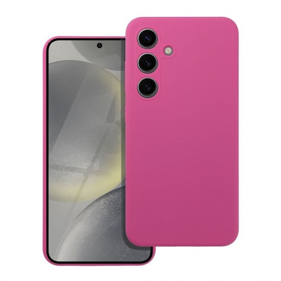 Samsung S25 Edge Silicone 2mm Pink Кейс