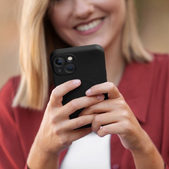 Samsung A26 Silicone Mag Cover Black Кейс
