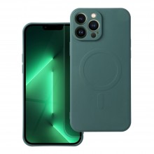 Samsung S25 Edge Silicone Mag Cover Dark Green Кейс