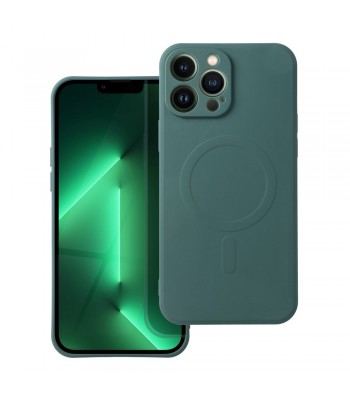 Samsung S25 Silicone Mag Cover Dark Green Кейс