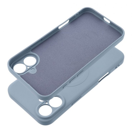 Samsung S25 Silicone Mag Cover Light Blue Кейс