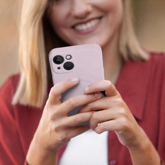 Samsung S25 Edge Silicone Mag Cover Pink Кейс