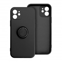 Apple iPhone 17 Air Silicone Ring Black Кейс