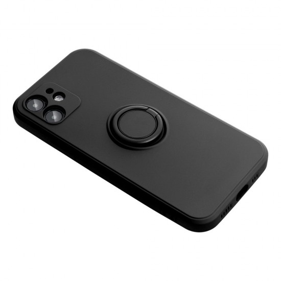 Apple iPhone 17 Silicone Ring Black Кейс