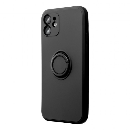 Apple iPhone 17 Silicone Ring Black Кейс