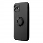 Apple iPhone 17 Air Silicone Ring Black Кейс