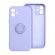 Apple iPhone 17 Silicone Ring Violet Кейс