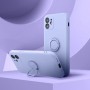 Apple iPhone 17 Air Silicone Ring Violet Кейс