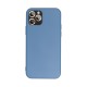 Apple iPhone 17 Silicone Blue Кейс