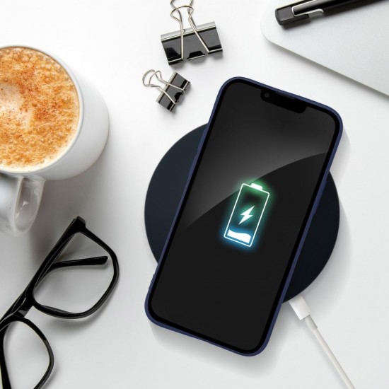 Apple iPhone 17 Pro Soft Dark Blue Кейс