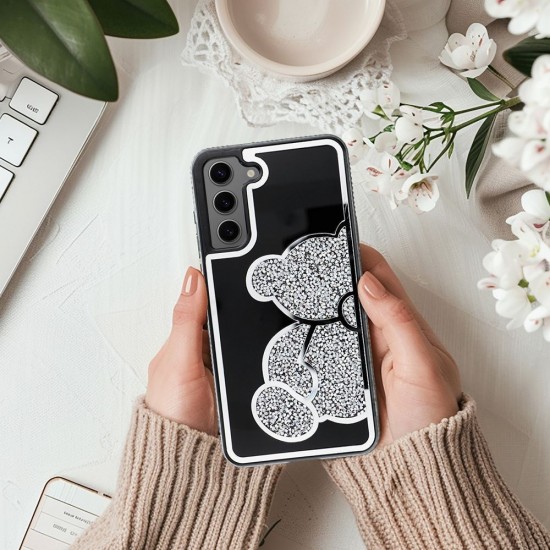 Samsung A56 5G Teddy Bear Silver Кейс