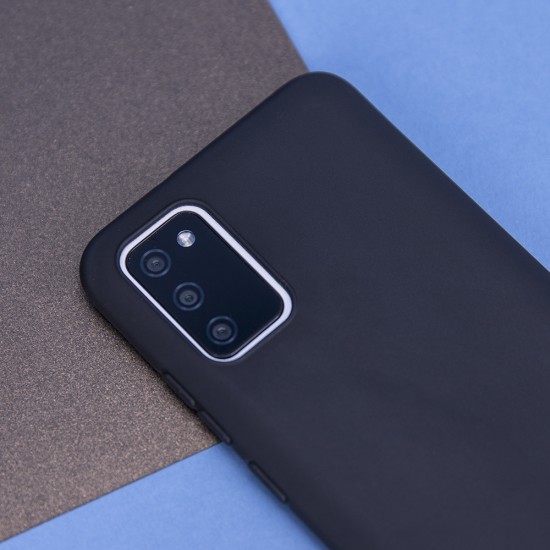 Samsung A03 4G Matt TPU Black Кейс