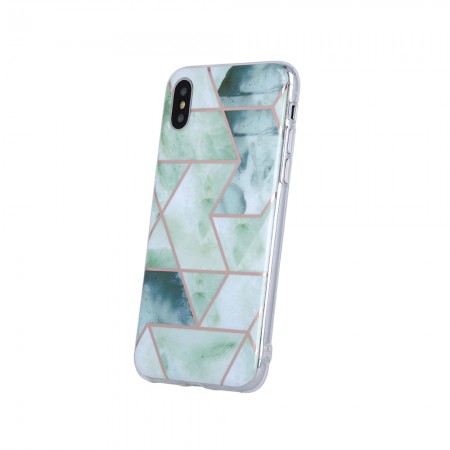 Samsung A03s Geometric Marmur Green Кейс