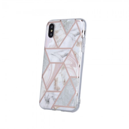 Samsung A03s 4G Geometric Marmur Pink Кейс