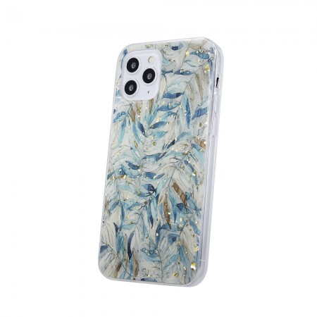 Samsung A03s Gold Glam Boho Leaves Кейс