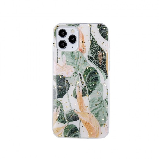 Samsung A03s Gold Glam Flowerbed Кейс