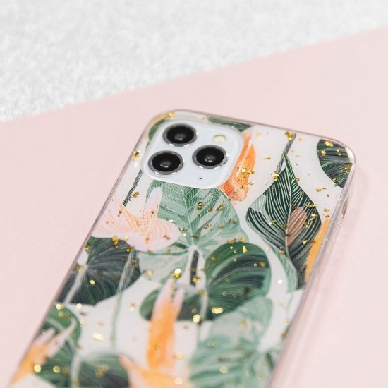 Samsung A03s Gold Glam Flowerbed Кейс