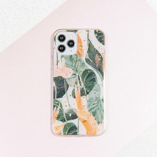 Samsung A03s Gold Glam Flowerbed Кейс