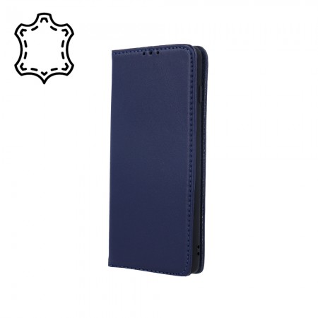 Samsung A03s Genuine Leather Smart Pro Navy Blue Кейс