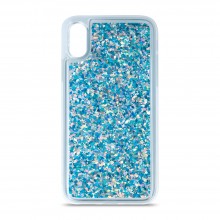 Samsung A03s Liquid Sparkle TPU Blue Кейс Samsung A03s Liquid Sparkle TPU Blue Кейс