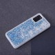 Samsung A03s Liquid Sparkle TPU Blue Кейс