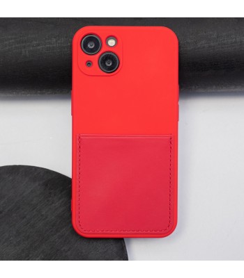 Samsung A13 4G Card Cover Red Кейс
