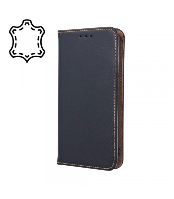 Samsung A13 4G Geniune Leather Smart Pro Black Кейс