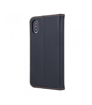 Samsung A13 4G Geniune Leather Smart Pro Black Кейс