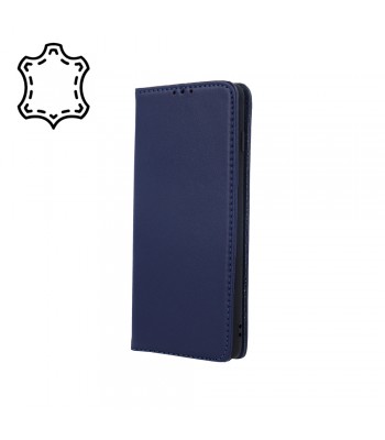 Samsung A13 4G Geniune Leather Smart Pro Navy Blue Кейс