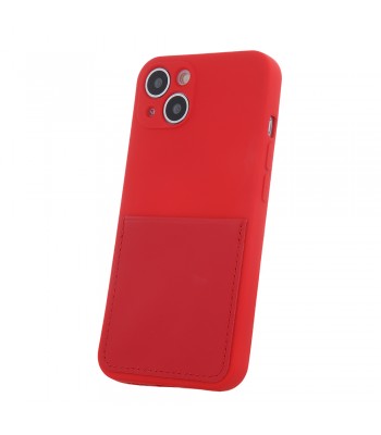 Samsung A13 5G, A04S Card Cover Red Кейс