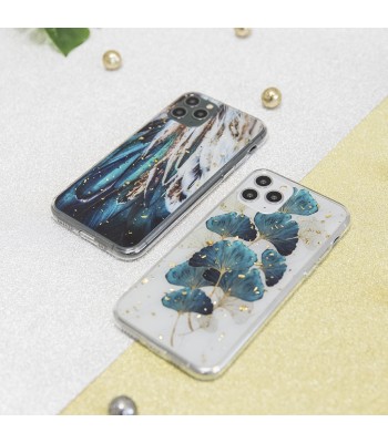 Samsung A13 5G, A04s Gold Glam Feathers Кейс