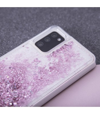 Samsung A21s Liquid Sparkle TPU Purple Кейс