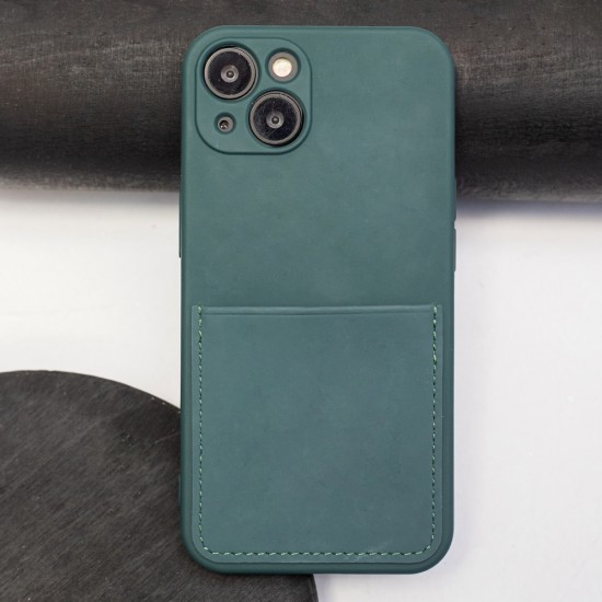 Samsung A53 5G Card Cover Green Forest Кейс