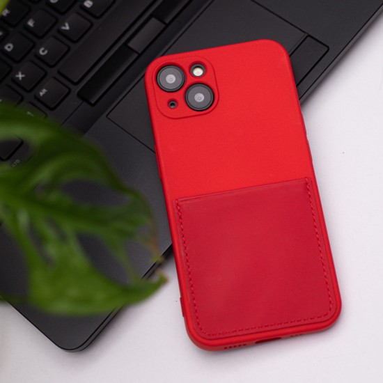 Samsung A53 5G Card Cover Red Кейс