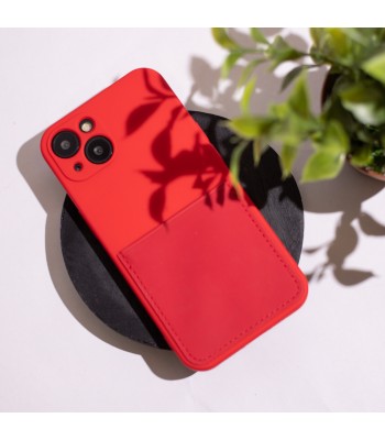 Samsung A53 5G Card Cover Red Кейс