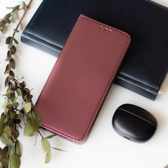 Samsung A54 5G Smart Magnetic Burgundy Кейс
