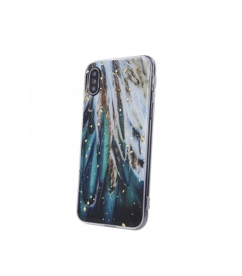 Samsung S22 Ultra Gold Glam Feathers Кейс