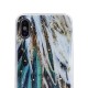 Samsung S22 Ultra Gold Glam Feathers Кейс