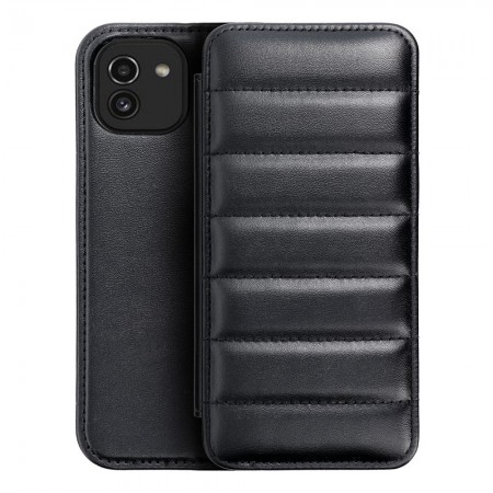 Samsung A03 Puffer Book Black Кейс
