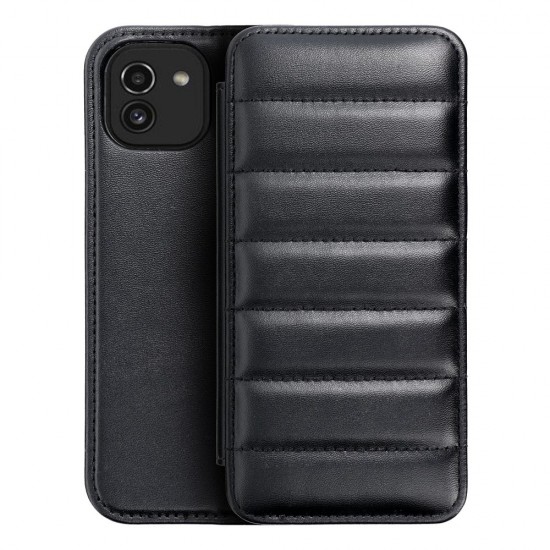 Samsung A03 Puffer Book Black Кейс
