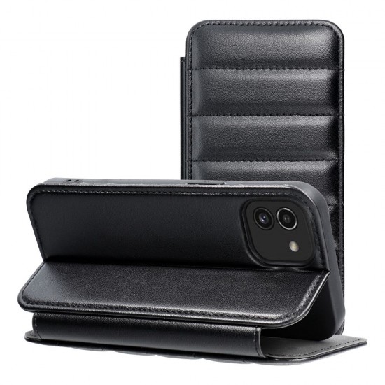 Samsung A03 Puffer Book Black Кейс