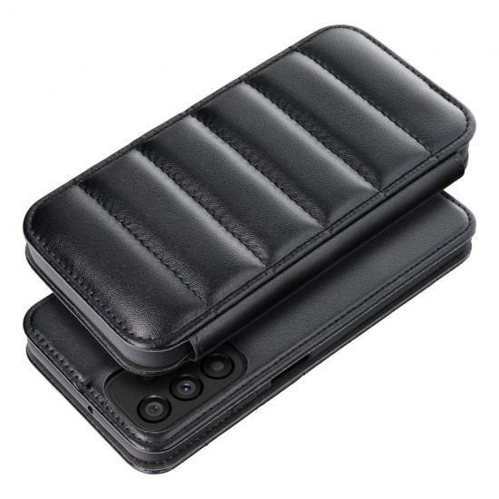 Samsung A03 Puffer Book Black Кейс