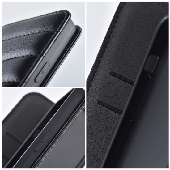 Samsung A03 Puffer Book Black Кейс