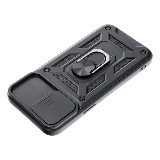 Samsung A03S Slide Armor Black Кейс