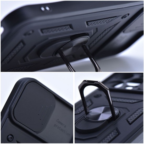 Samsung A03S Slide Armor Black Кейс