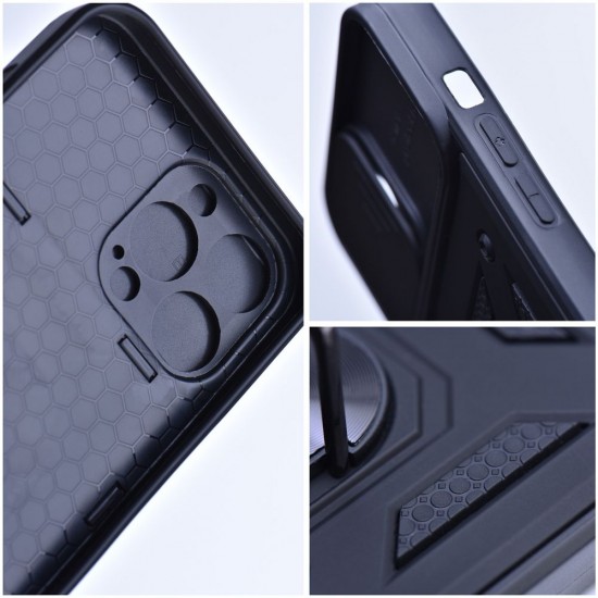 Samsung A03S Slide Armor Black Кейс