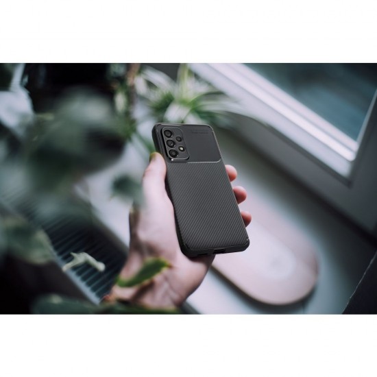 Samsung A12 Carbon Premium Black Кейс